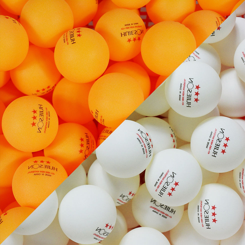 Thumbnail: 10 PCS Huieson New ABS Plastic Table Tennis Balls 3 Star 2.8g 40+mm Ping Pong Ba
