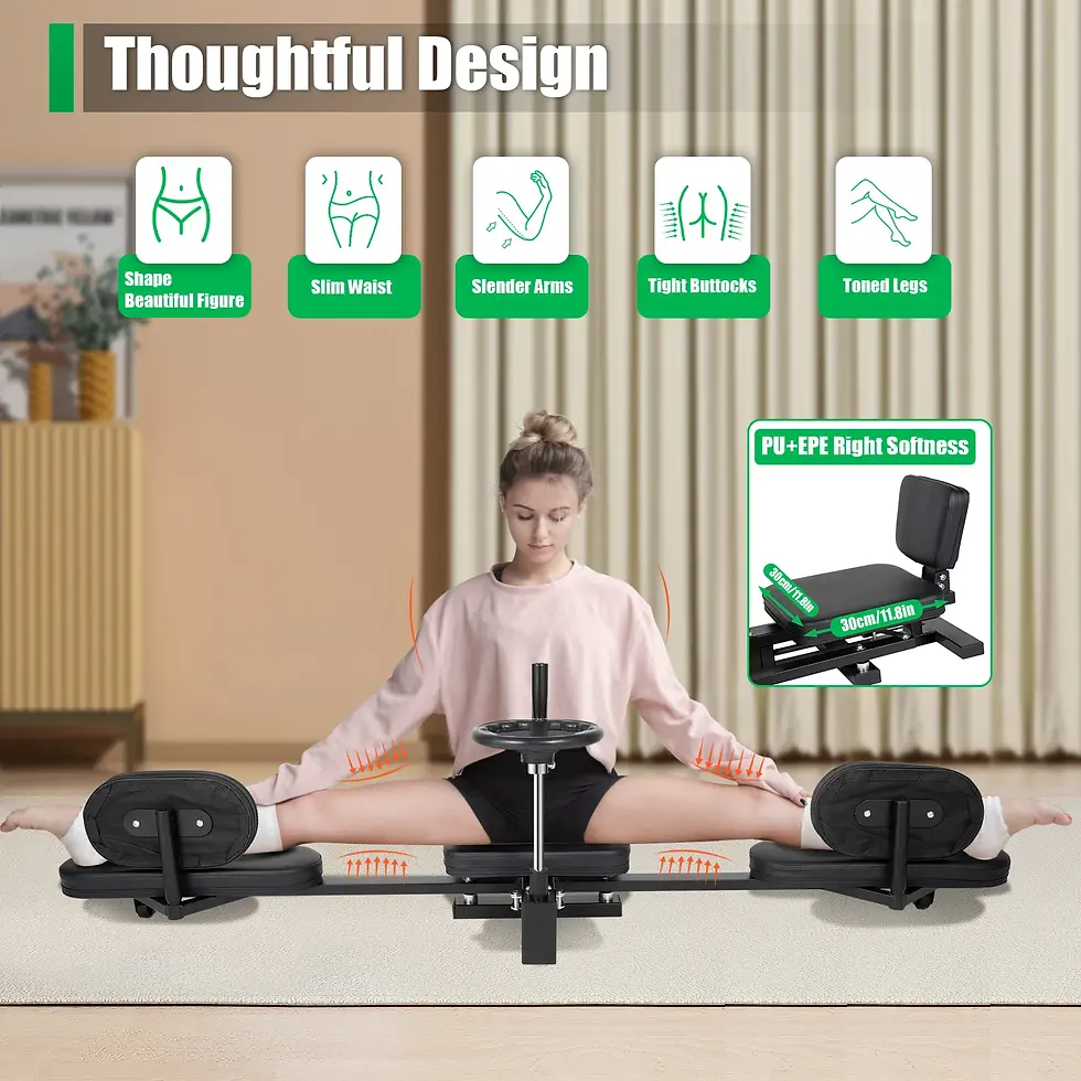 Thumbnail: Leg Stretcher, 3 Bar Leg Spreader, Heavy Duty Leg Split Machine for Leg Stretchi