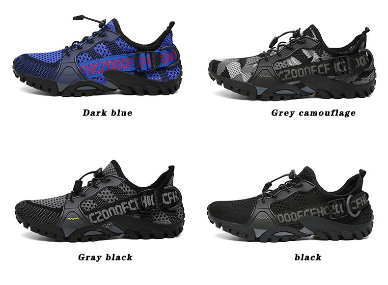 Thumbnail: 2023 Summer Men Women Trekking Hiking Shoes Summer Mesh Breathable Men Sneakers 