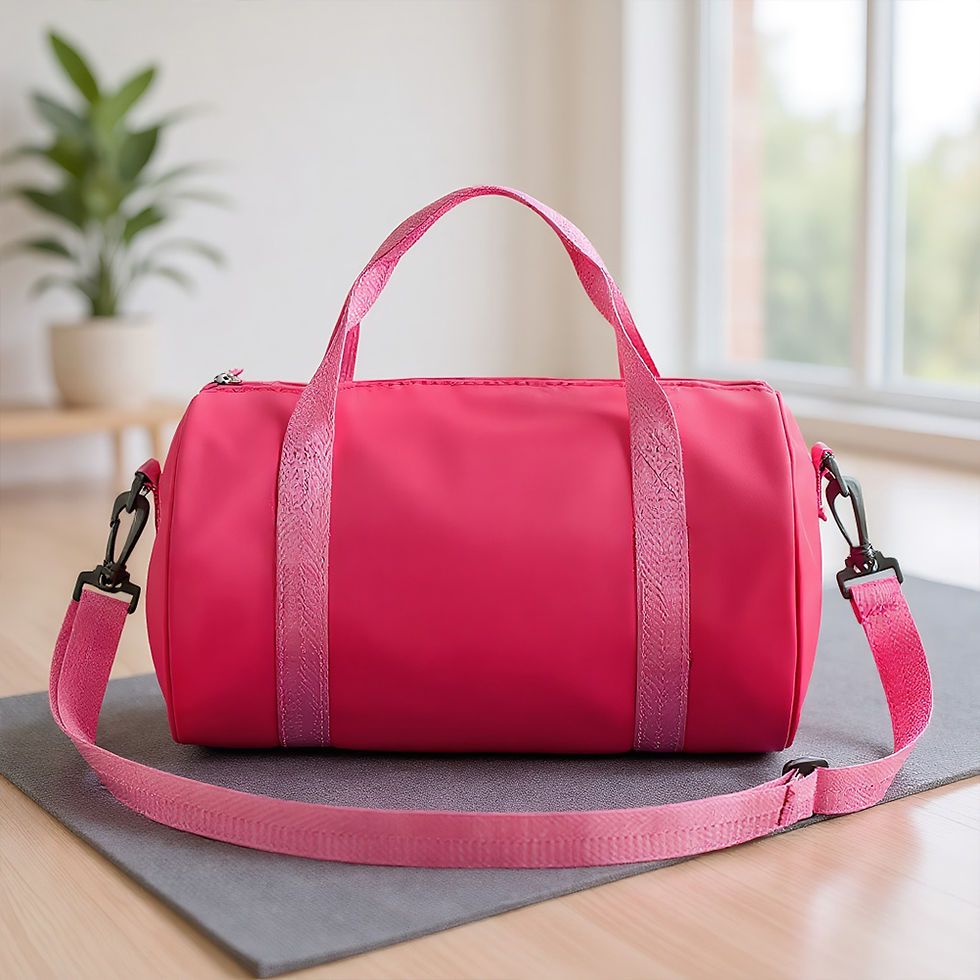 Thumbnail: Ballerina Bag Solid Color Small Duffle Bag Lightweight Dance Jazz Storage Bag fo