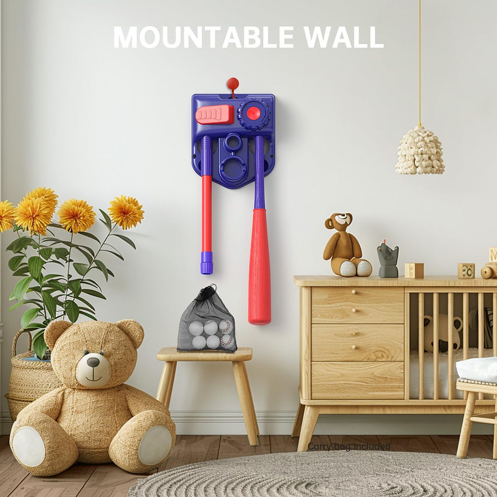 Thumbnail: 3-in-1 Kids Baseball Set for Ages 3-5/5-8, Batting Tee, Stand Tee, Pitching Mach
