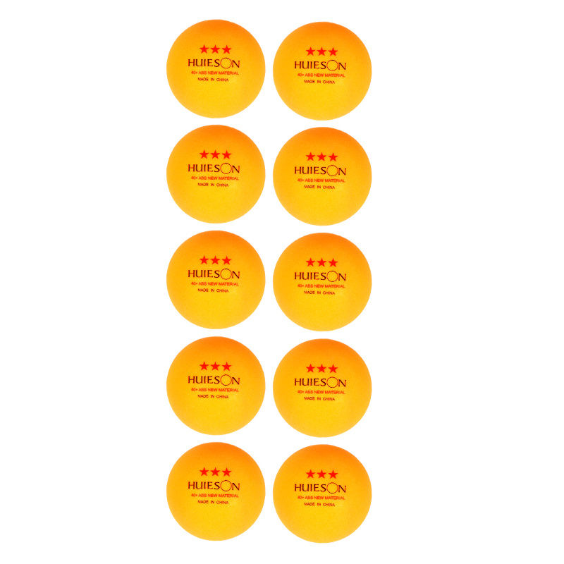 Thumbnail: 10 PCS Huieson New ABS Plastic Table Tennis Balls 3 Star 2.8g 40+mm Ping Pong Ba