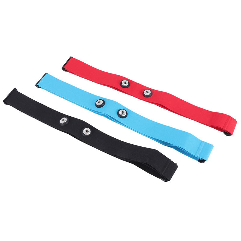 Miniaturbild: 3Pcs For Magene Heart Rate Chest Strap Adjustable Elastic Strap For Polar Wahoo 
