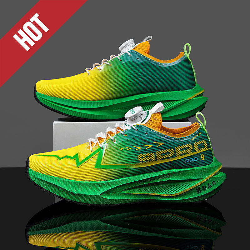Miniaturbild: Fluorescence Running Shoes Carbon Board Marathon Men Sports Breathable Lightweig