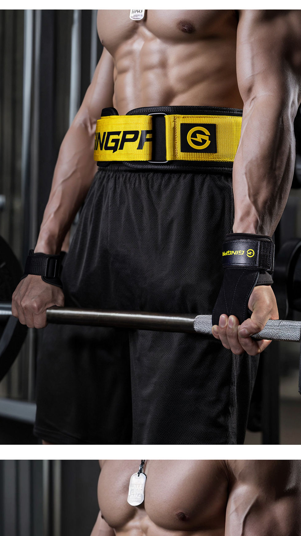 Miniaturbild: 1Pcs Gym Weightlifting Belt Adjustable Waist Back Support Squat Dumbbell Barbell