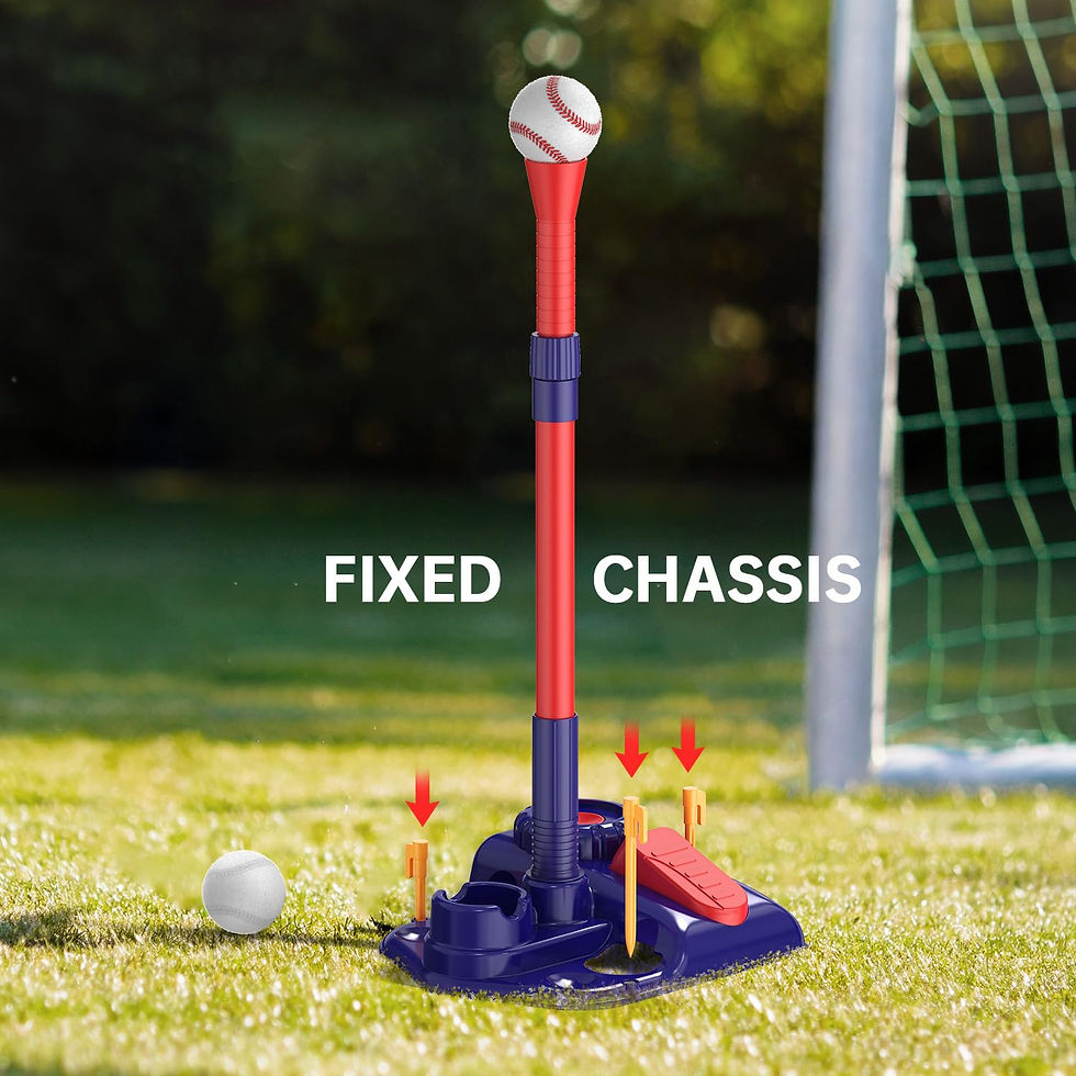 Thumbnail: 3-in-1 Kids Baseball Set for Ages 3-5/5-8, Batting Tee, Stand Tee, Pitching Mach