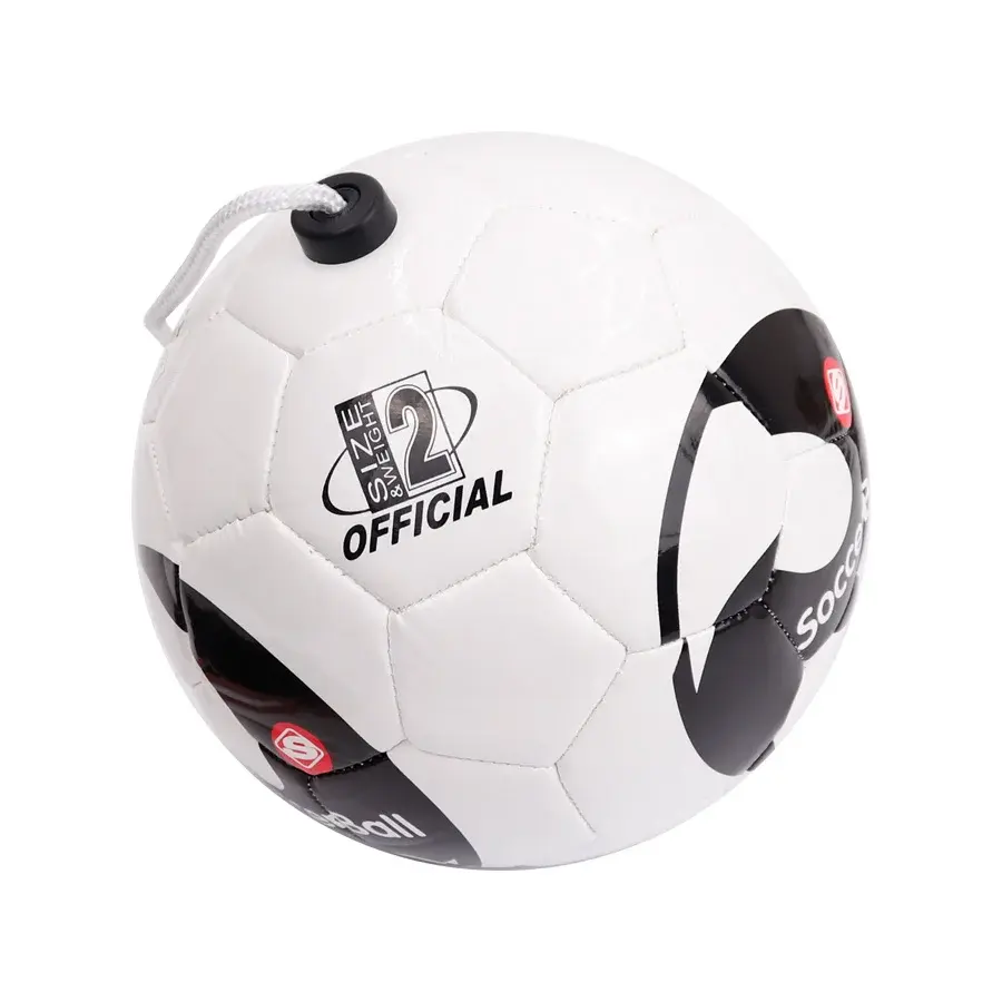 Thumbnail: Football Training Ball Kick Soccer Ball Practice Belt TPU Size 2 Football Rope T