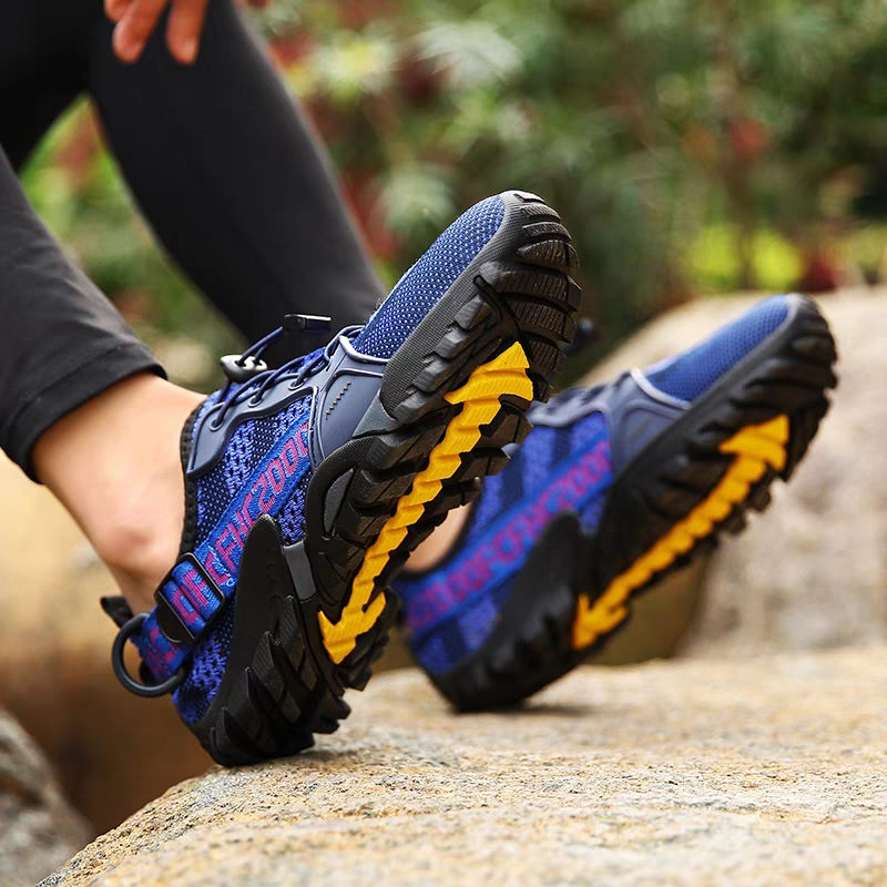 Miniaturbild: 2023 Summer Men Women Trekking Hiking Shoes Summer Mesh Breathable Men Sneakers 