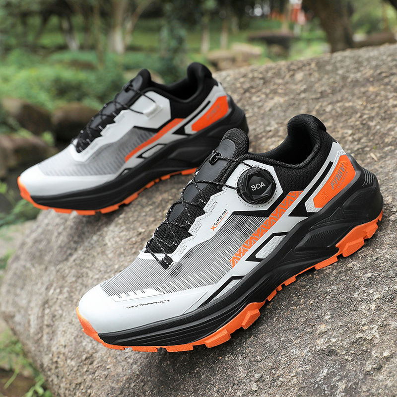 Thumbnail: Mens Running Shoes 2025 New Breathe Mesh Outdoor Off Road Hiking Shoes Cushionin