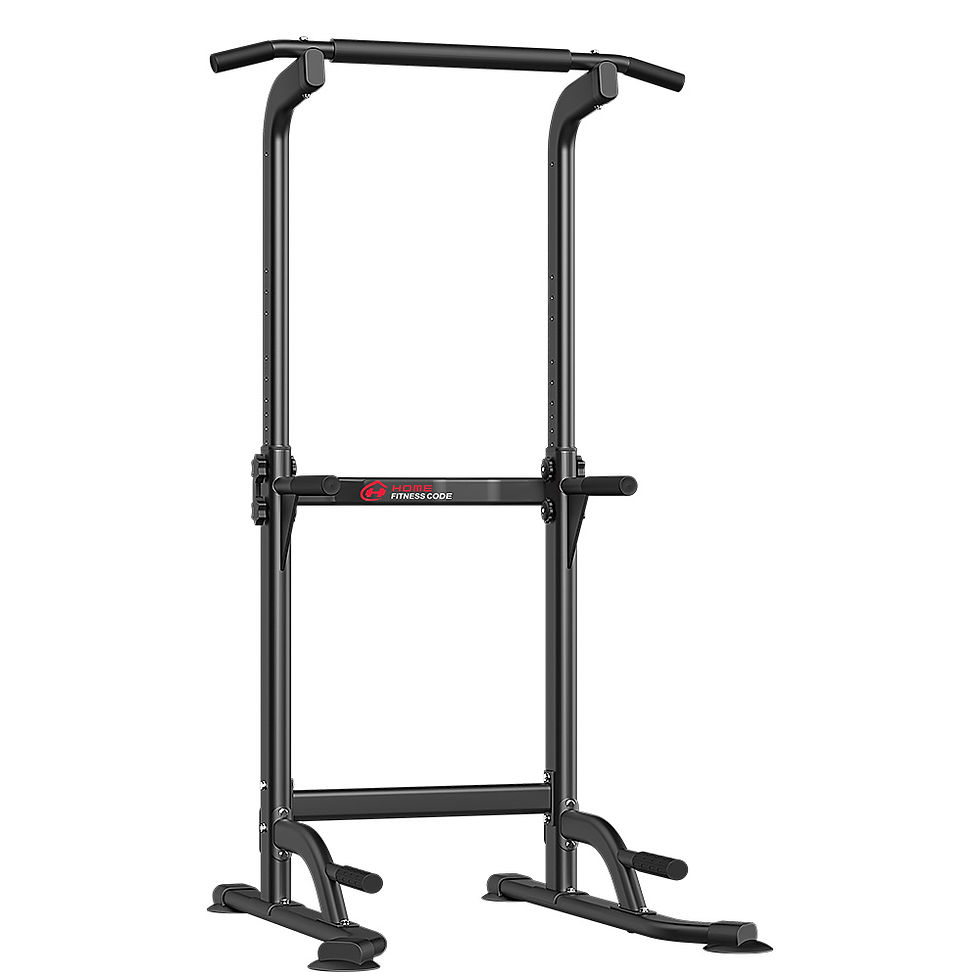 Thumbnail: Power Tower Dip Station Pull Up Bar Adjustable Multi-Function Power Tower Abdomi