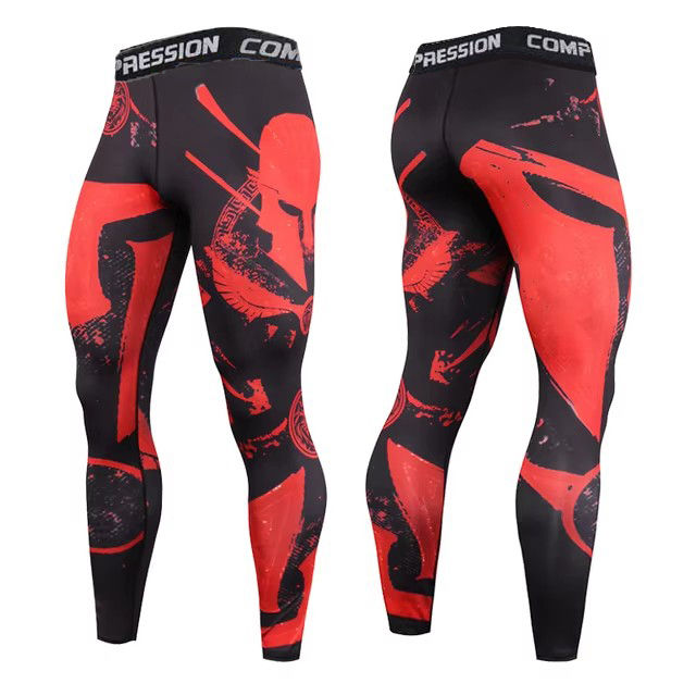 Thumbnail: Men's Compression Pants Men Sportswear Training Legging Gym Skinny Trousers Tigh