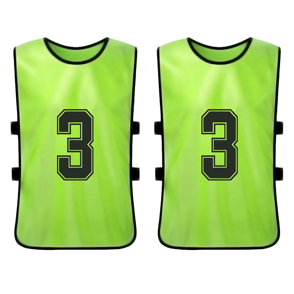 Thumbnail: 6PCS/2PCS Adults Soccer Pinnies Quick Drying Football Team Jerseys Youth Sports 