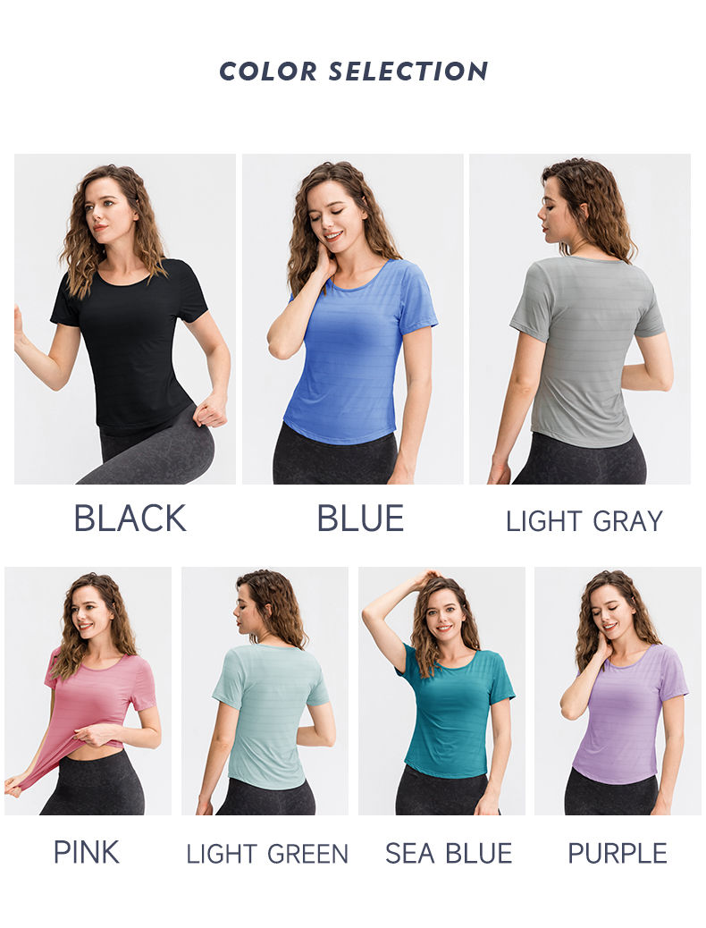 Thumbnail: Summer Casual T-shirts Quick Dry Outdoor Running Athletic T shirts Tops