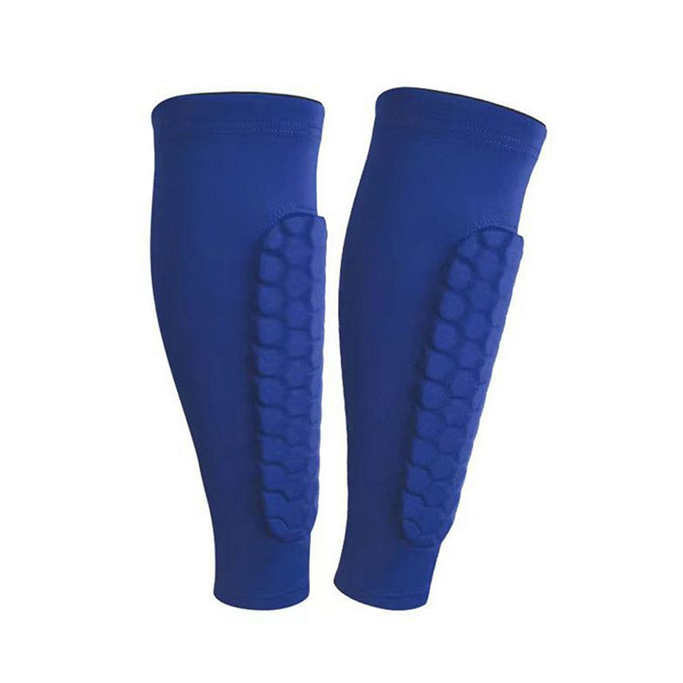 Thumbnail: 2pcs Shin Guards Football Basketball with Honeycomb Padding Breathable Nylon Ant