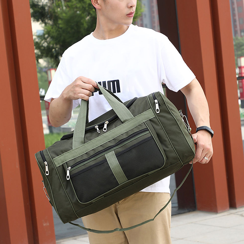 Thumbnail: Waterproof Gym Exercise Bag Fitness Sport Bag Oxford Dry Wet Separation Bags Lar