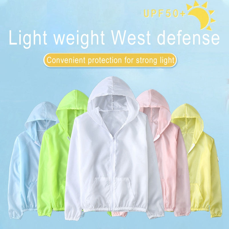 Thumbnail: Quick Dry Breathable Sunscreen Coat Women Men Lightweight Coats for Running Camp