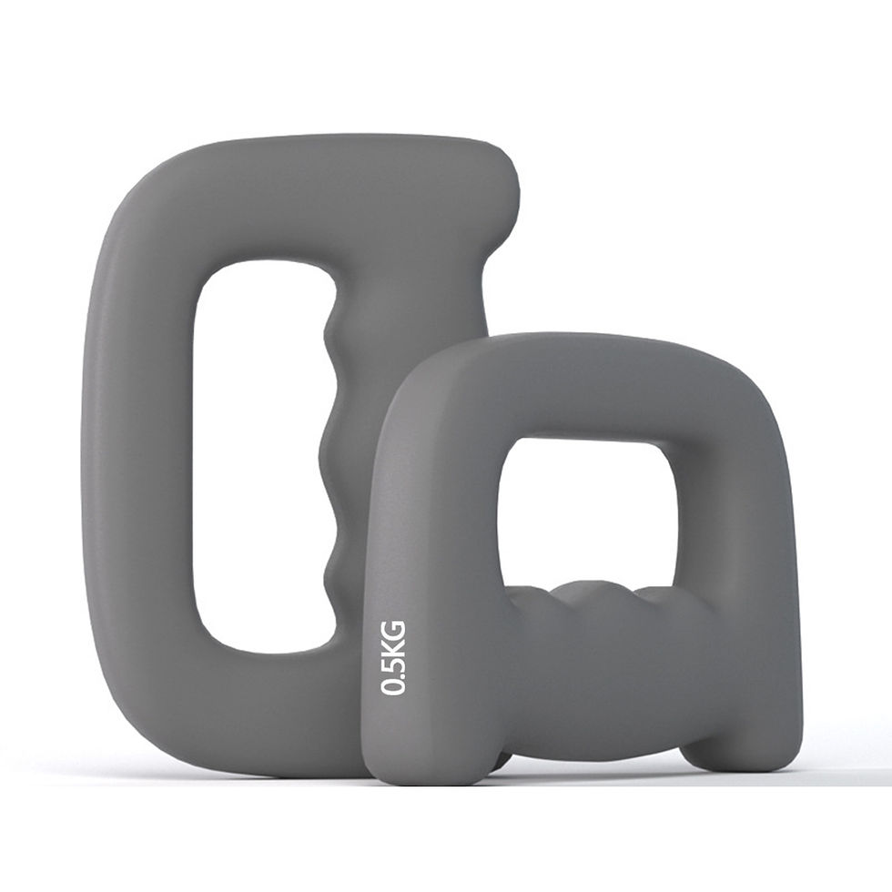 Thumbnail: Ergonomic Hand Shaped Dumbbell Weight Loss Waist Slimming Dumbbell for Female Wo