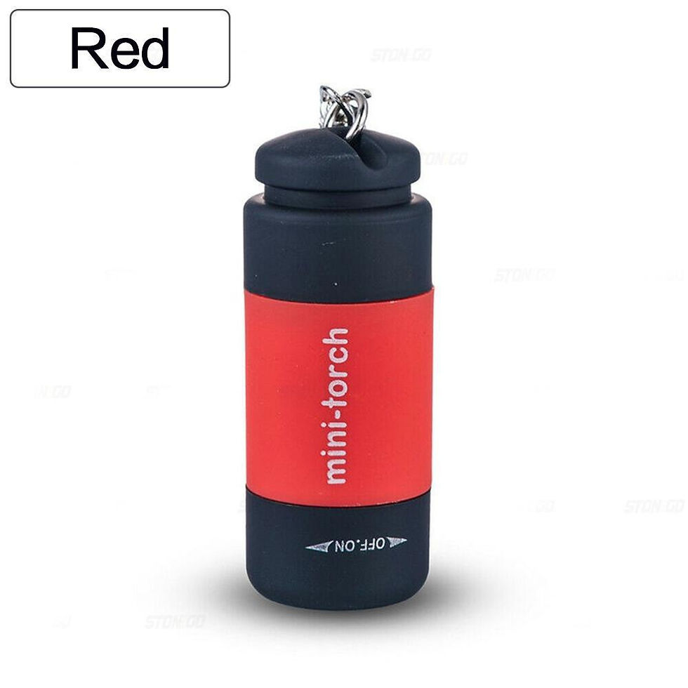 Thumbnail: USB Rechargeable LED Multifunctional Strong Light Pocket Keychain Flashlight Wat