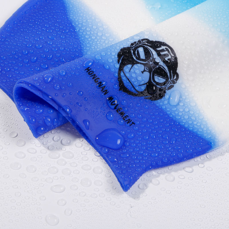Thumbnail: Silicone Swimming Cap Waterproof Function Women Men High Elastic Flexible Hair S
