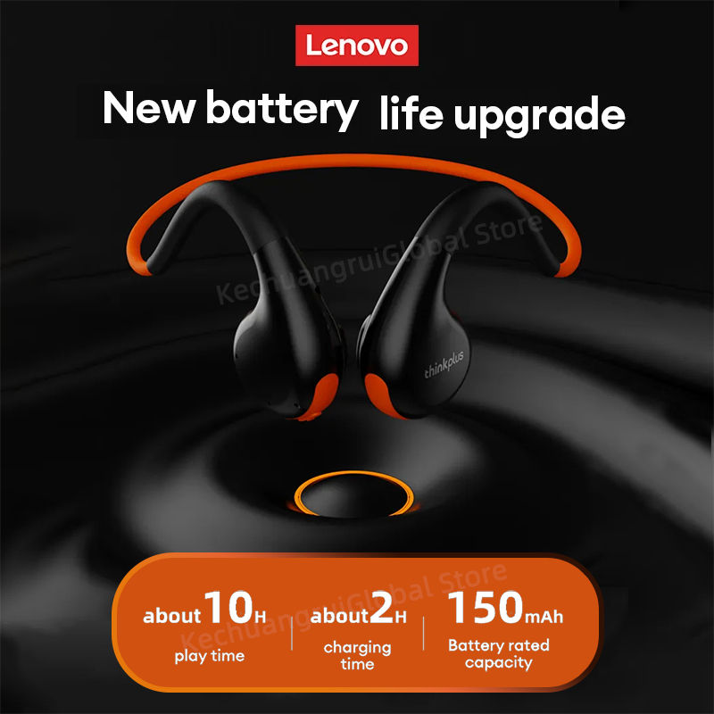 Thumbnail: Original Lenovo X7 Air Conduction Headphone Wireless Bluetooth 5.3 Earphones Bon