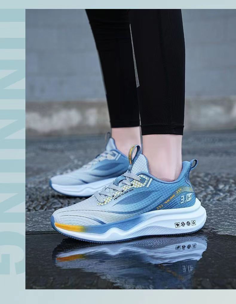 Miniaturbild: Ultra-Light Running Shoes Men's Breathable Shock-Absorption Soft Bottom Spring