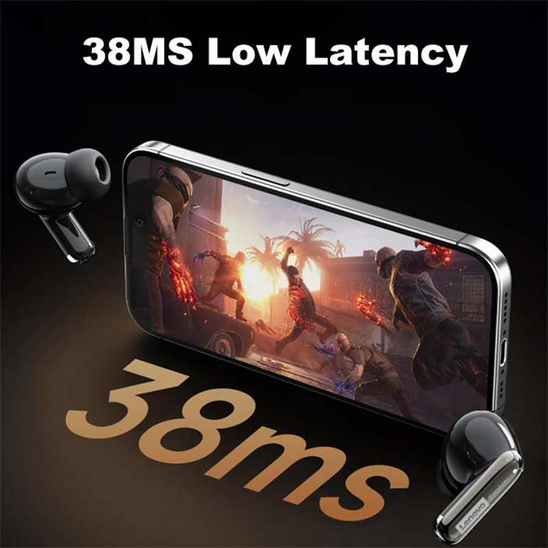 Thumbnail: Lenovo LE208 Wireless Earphones ENC Noise Cancellation Mic Bluetooth V6.0 HIFI H