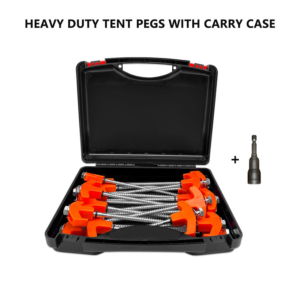 Miniaturbild: 6/20/40Pc Screw In Tent Pegs Drill Top Hard Ground Camping Awning Pegs Camping G