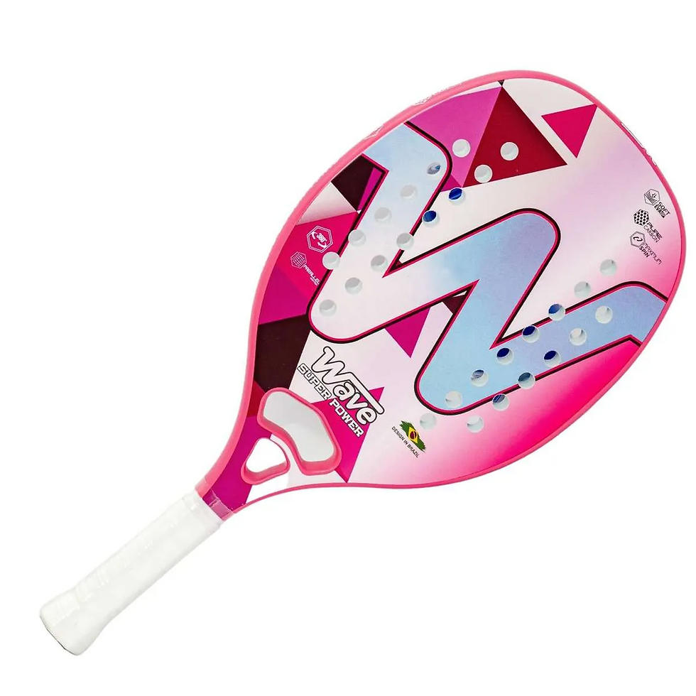 Miniaturbild: WAVE Beach Tennis Racket Carbon Fiber Super power spin
