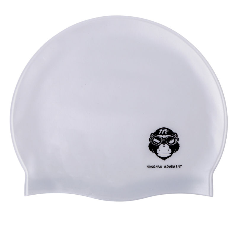 Thumbnail: Silicone Swimming Cap Waterproof Function Women Men High Elastic Flexible Hair S
