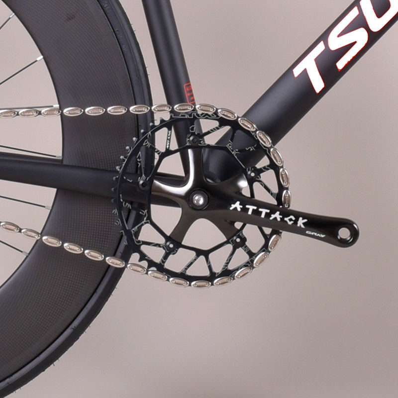 Thumbnail: Tsunami SNM100 Aero Fixed Gear / Single-Speed Track Bicycle
