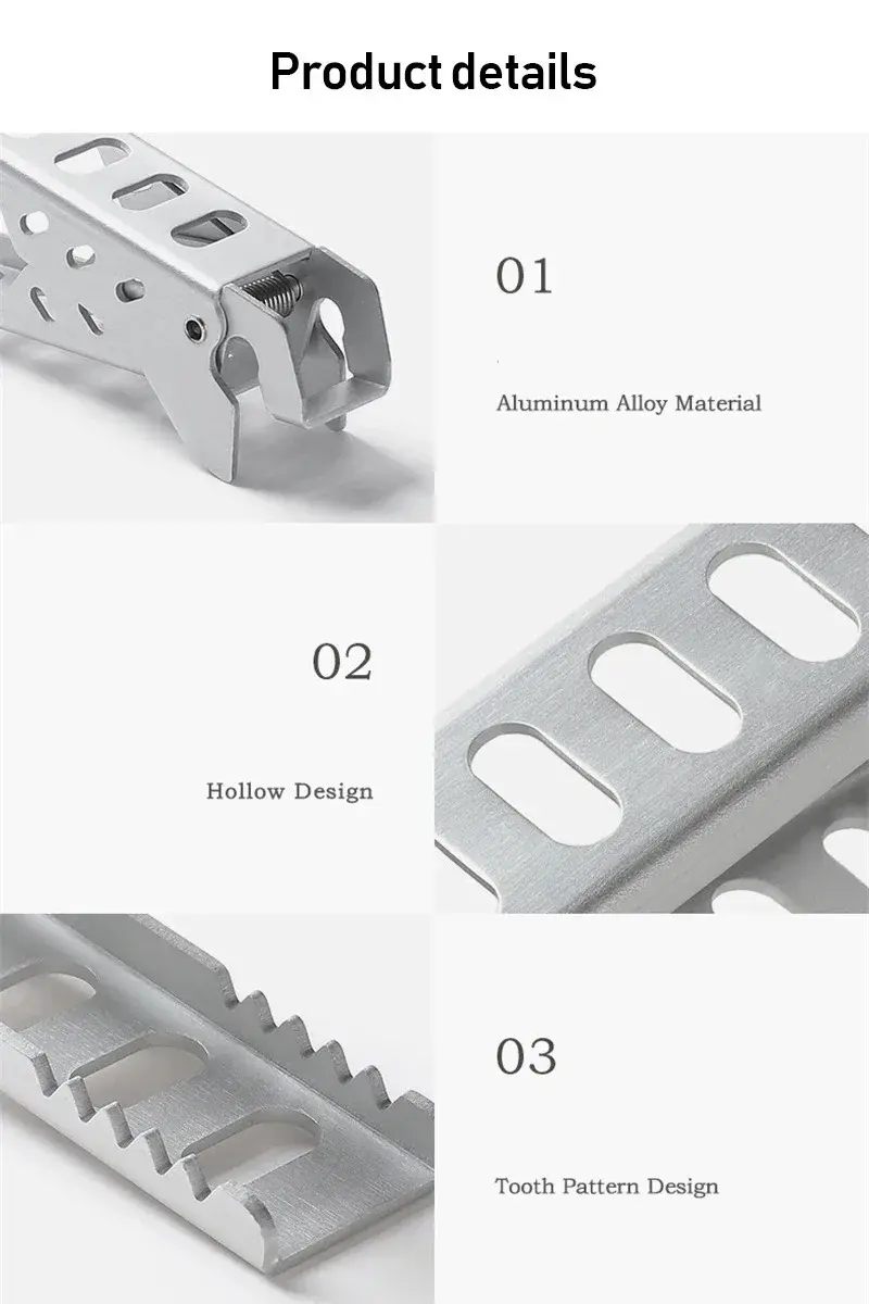 Miniaturbild: Aluminium Anti-hot Alloy Clip Bowl Gripper Holder Camping Pot Pan Handle Kitchen