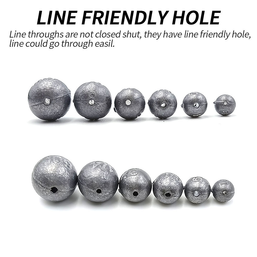 Thumbnail: 100/40Pcs Fishing Lead Sinker Round Weight With Tackle Box Set, Ball Fishing Lea