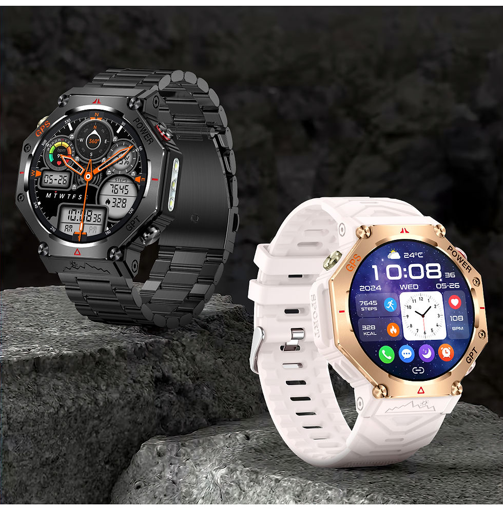 Thumbnail: T-Rex 3 Ultra Military Grade GPS Smart Watch 10ATM Waterproof Compass Altimeter 