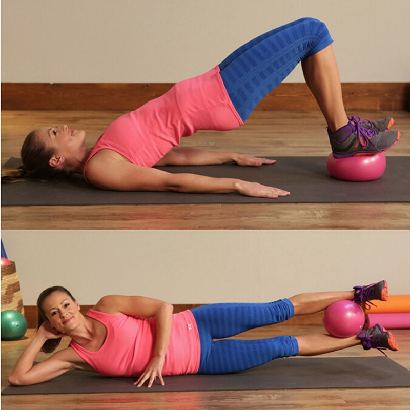 Miniaturbild: New 25cm Yoga Ball Exercise Gymnastic Fitness Pilates Ball Balance Exercise Gym 
