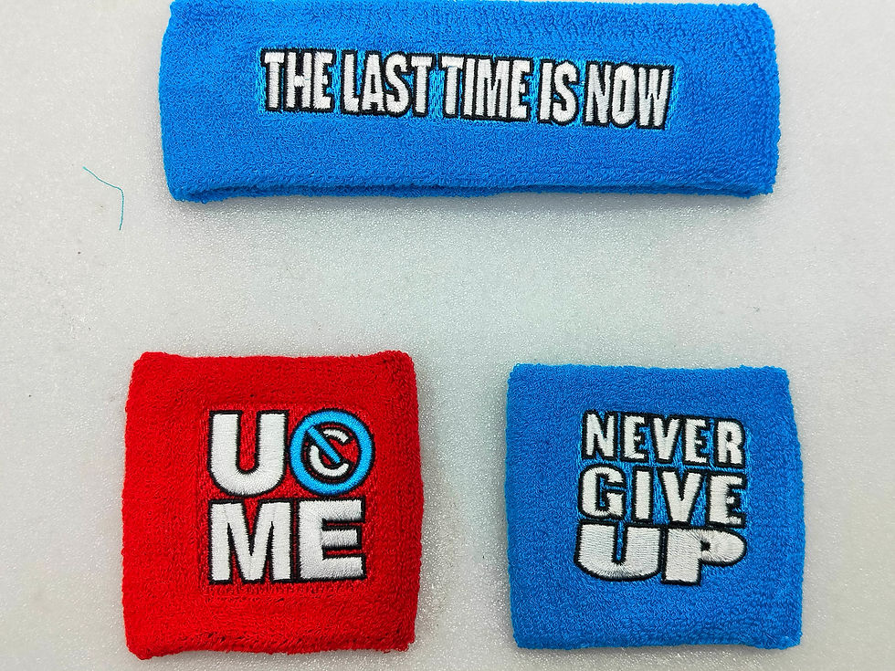 Thumbnail: Sweatband Wrist For JOHN CENA Tennis Wrestling Sports Wristband Volleyball Gym W