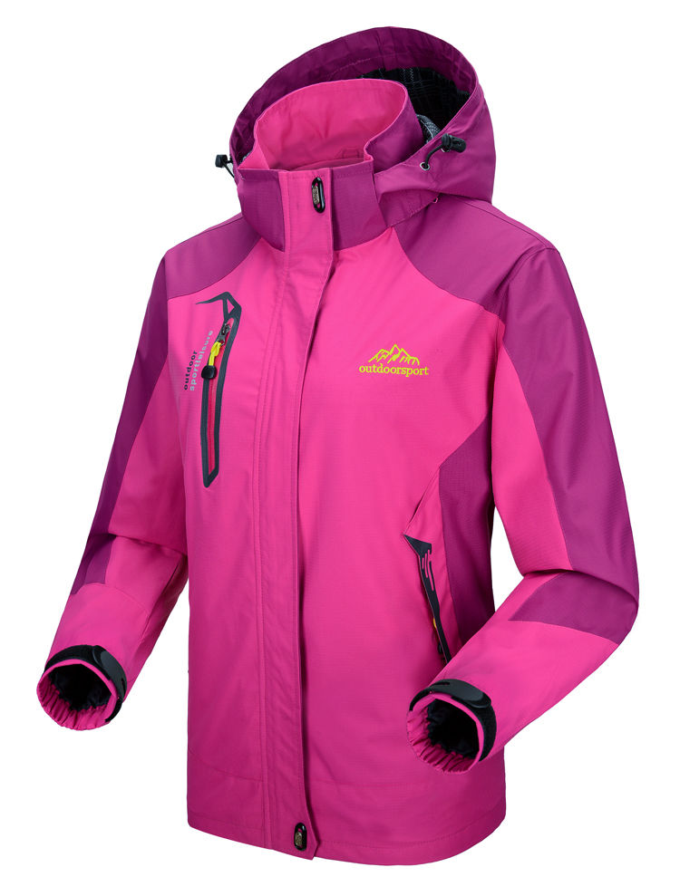 Thumbnail: TRVLWEGO Women's Waterproof Hiking Jacket Windproof Windbreaker Camping Hunting 