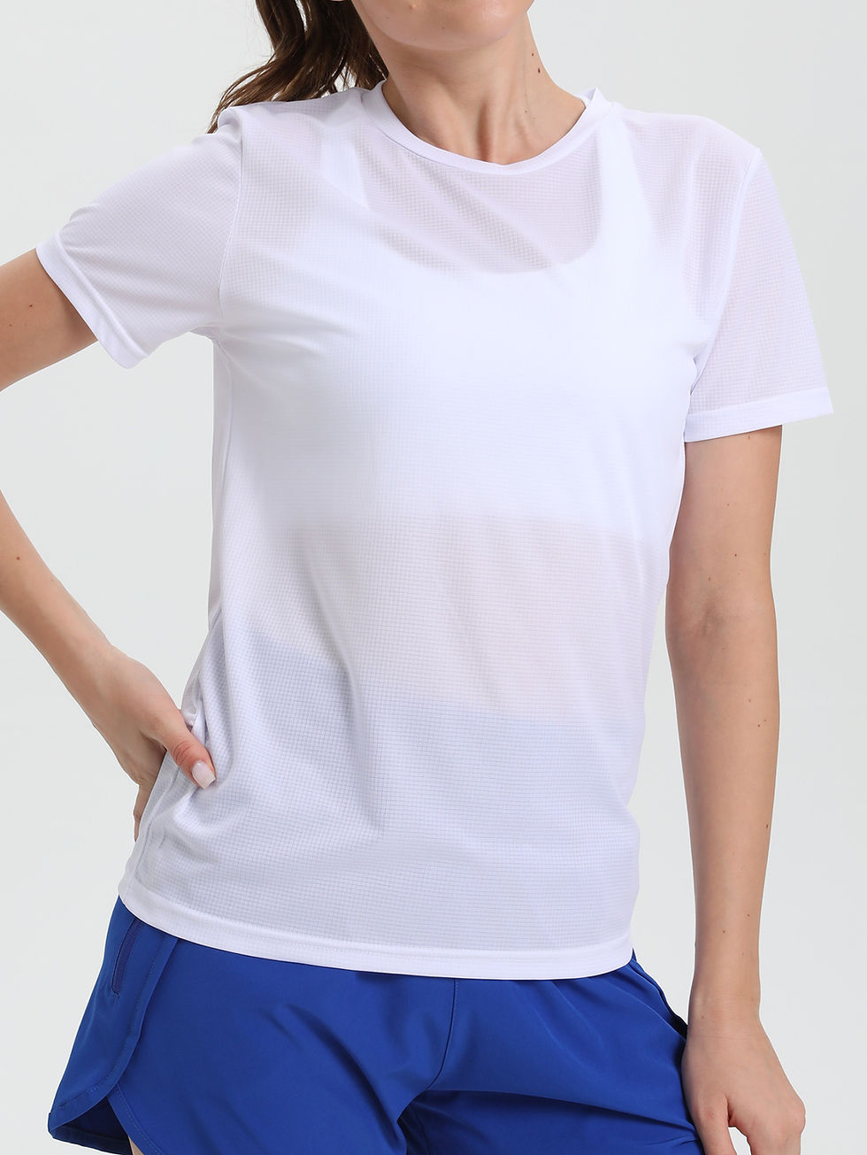 Miniaturbild: Women's Solid Color Ultralight Quick Dry Sport T-Shirt,Breathable Lightweigh