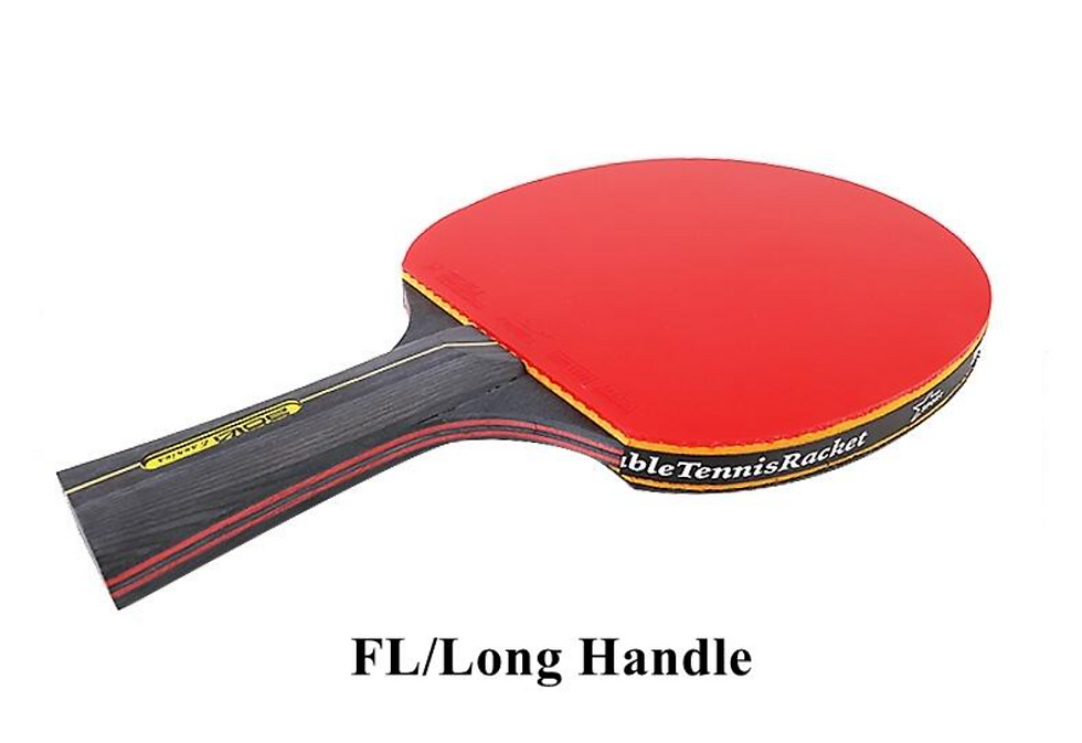 Thumbnail: 5/6 Star Table Tennis Racket Professional Ping Pong Racket Set Pimples-in Rubber