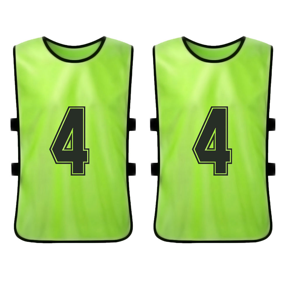 Thumbnail: 6PCS/2PCS Adults Soccer Pinnies Quick Drying Football Team Jerseys Youth Sports 