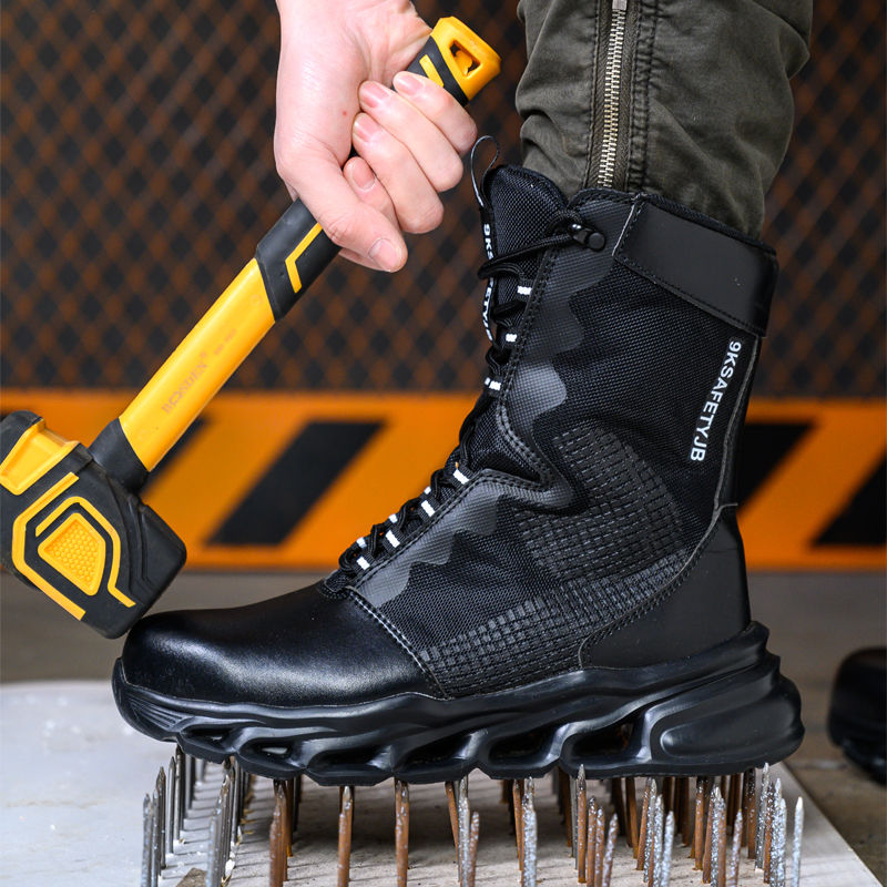 Miniaturbild: Fashion Work Boots Men Protective Shoes Safety Boots Steel Toe Shoes Outdoor Hik