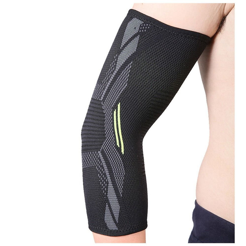 Miniaturbild: Sports Nylon Knitted Elbow Pads Arm Support Highly Compression Prevent Joint Pai