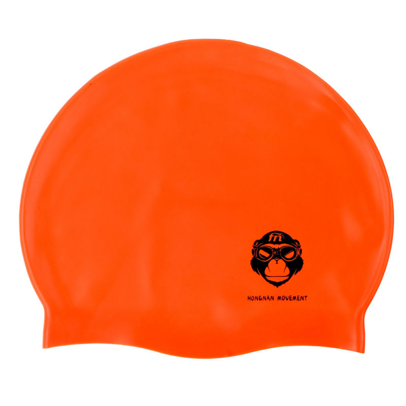 Miniaturbild: Silicone Swimming Cap Waterproof Function Women Men High Elastic Flexible Hair S