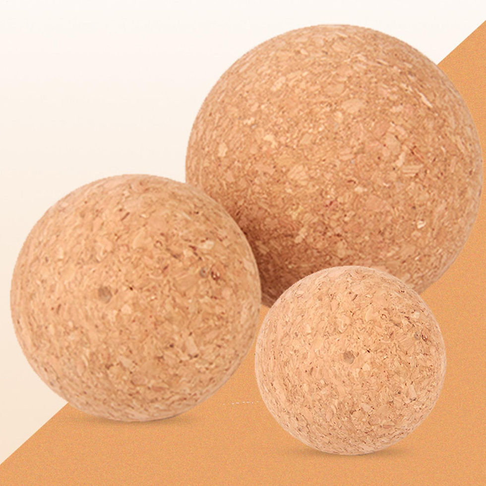 Thumbnail: Cork Yoga Massage Ball Back Massage Foot Massager Yoga Ball Tension Release Ther