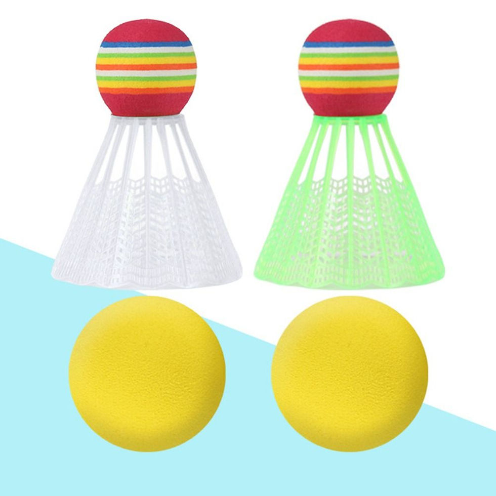 Miniaturbild: 2 in1 Tennis Badminton Racket Set Soft 1 Tennis Balls Tennis Toys Sport with 1 B