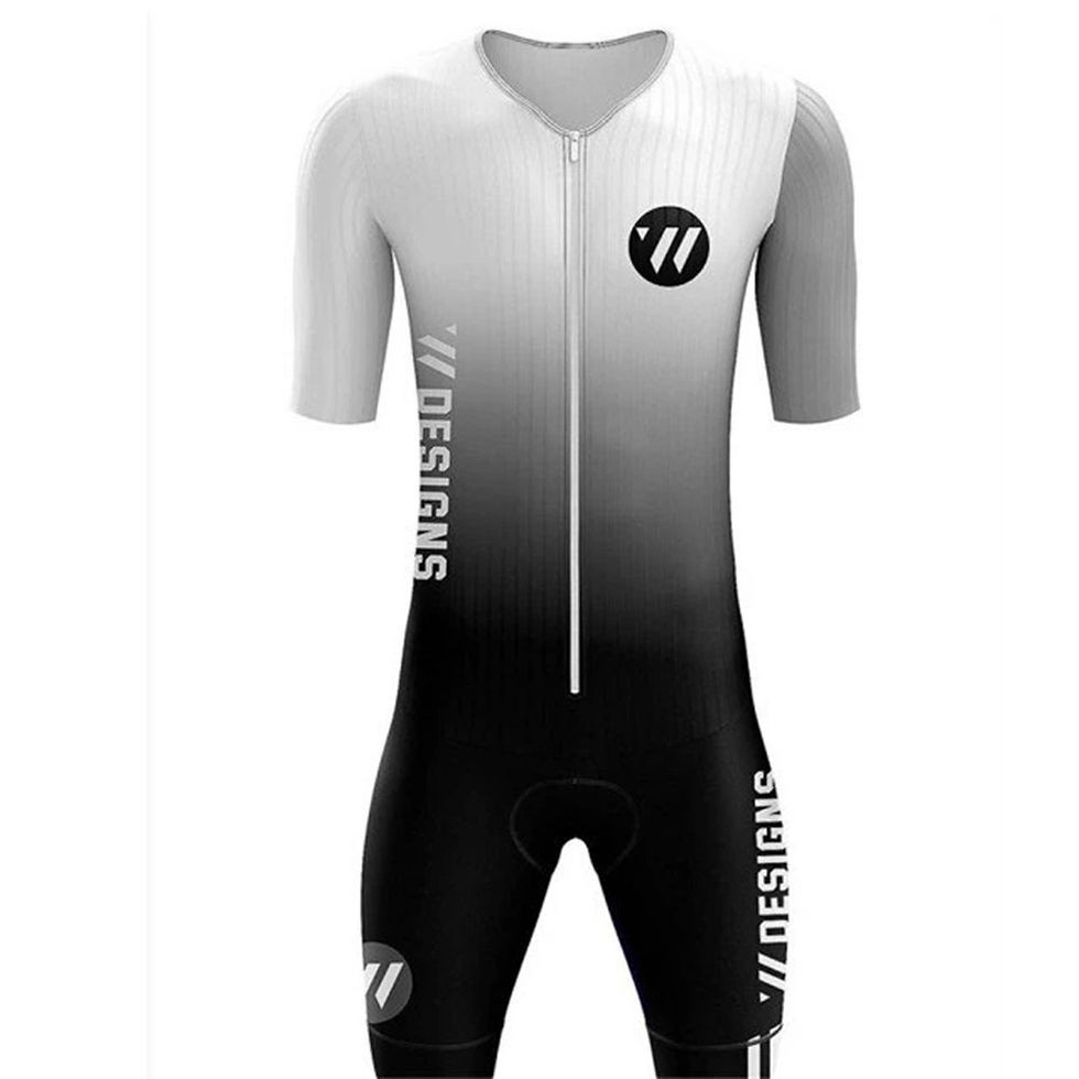 Thumbnail: Men's Elite Sleeved Triathlon Suit Short Sleeve Trisuit SpeedSuit Skinsuit Swim-