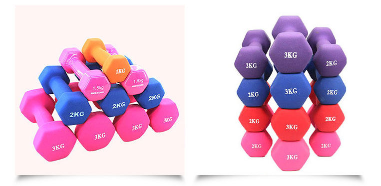 Thumbnail: 1kg women's dumbbell pilates weights professional bones home fitness sports equi