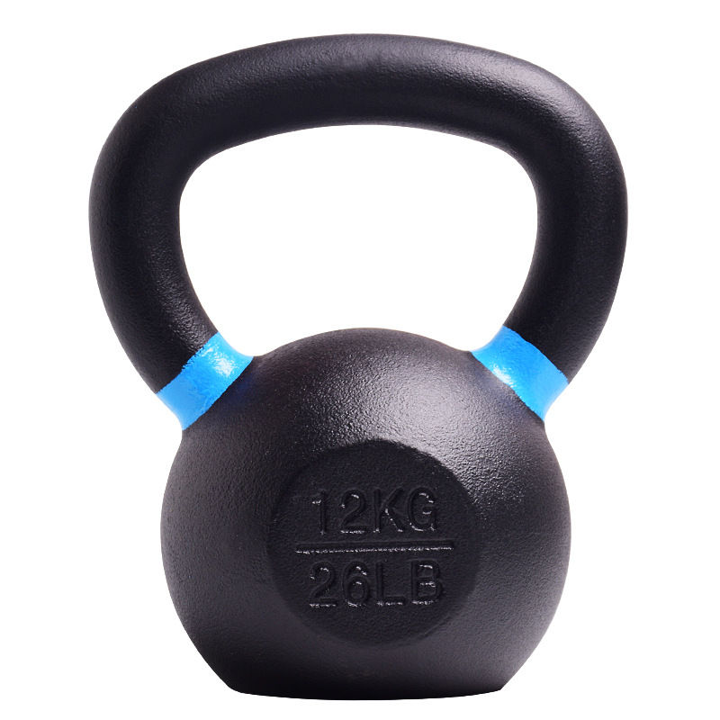 Thumbnail: 10kg 12kg Cast Iron Eco-friendly Kettlebell Set Solid Hard-Style Gym Equipment U
