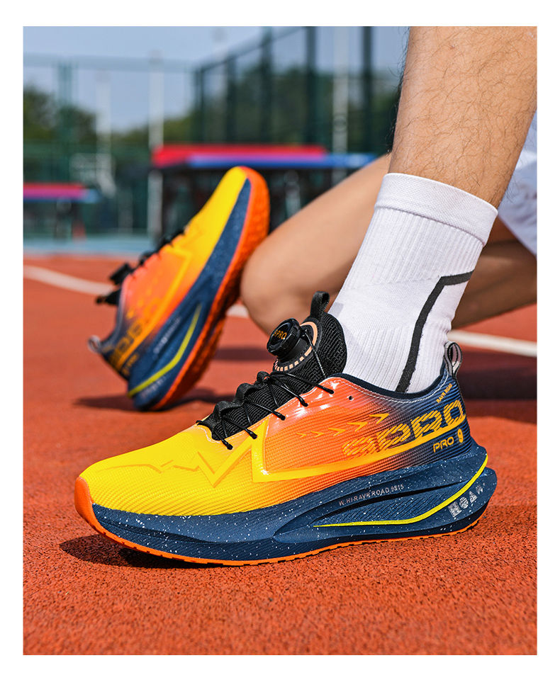 Miniaturbild: Fluorescence Running Shoes Carbon Board Marathon Men Sports Breathable Lightweig