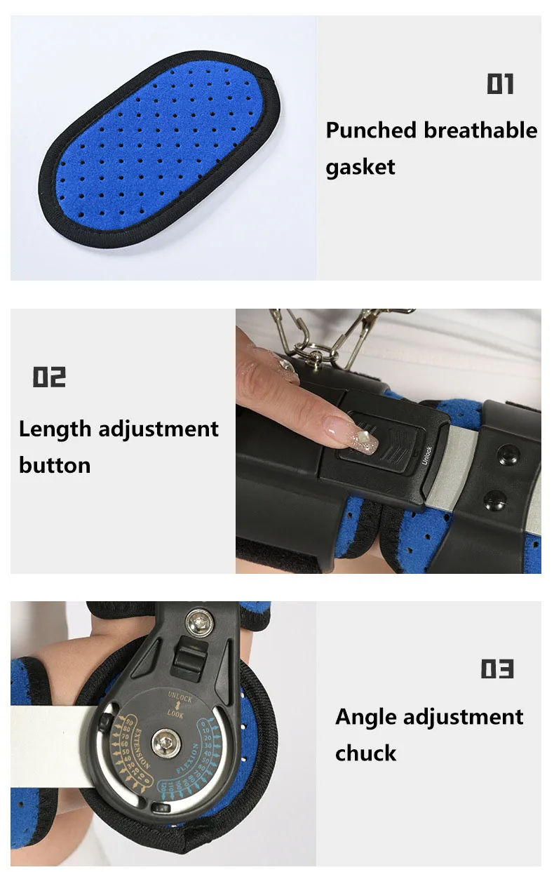 Miniaturbild: Hinged ROM Elbow Brace Adjustable Elbow Brace OP Rear Elbow Brace Arm Injury Rec