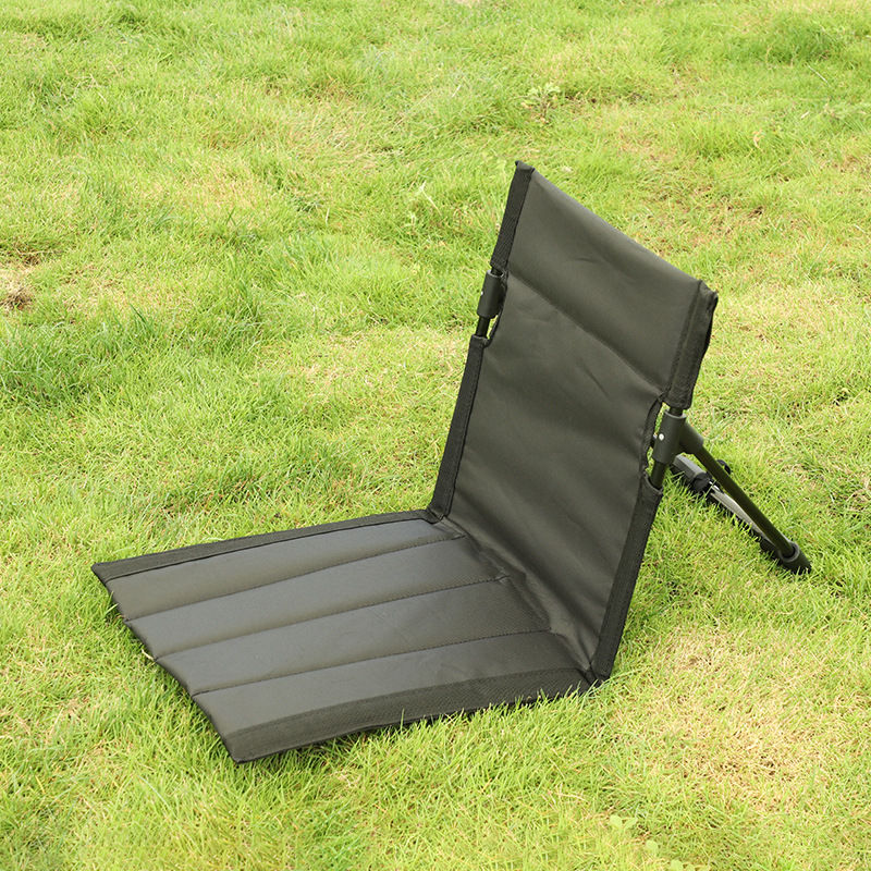 Thumbnail: Outdoor Foldable Camping Chair Oxford Cloth Camping Floor Chair Garden Park Sing